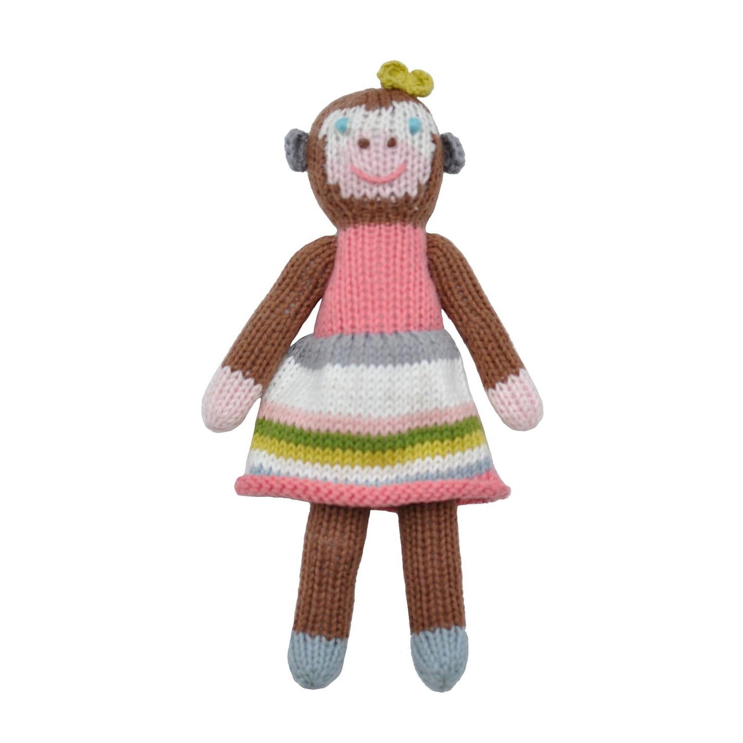 Blabla Kids Rattle - School Book Girl Monkey