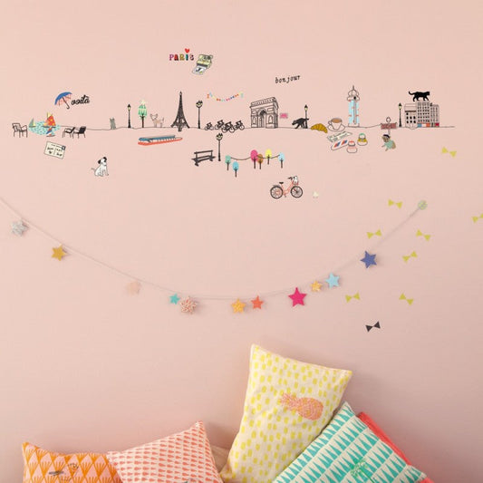 MIMI'lou Wall Border Decal - 5M Wide - Paris