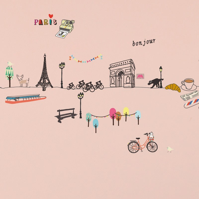 MIMI'lou Wall Border Decal - 5M Wide - Paris