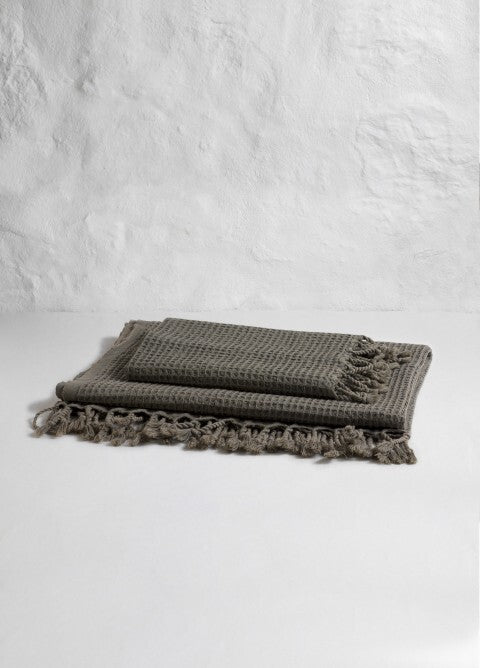 Loom.ist Waffle Towels - Khaki