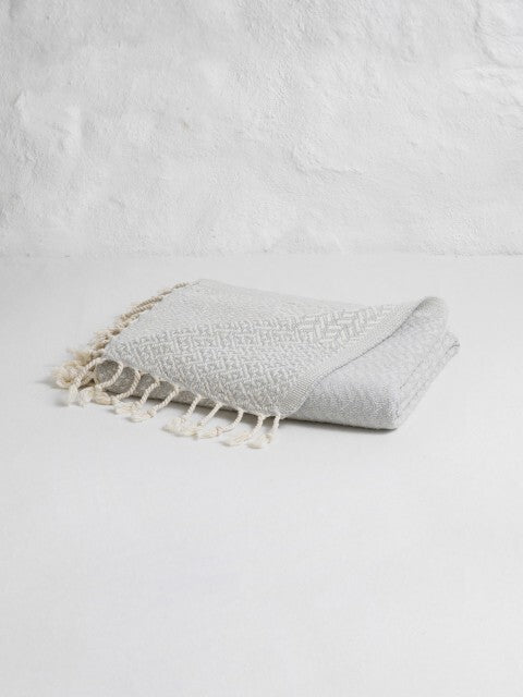 Loom.ist Double Sided Throw - Light Grey