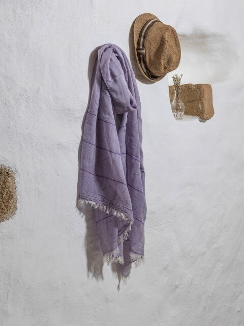 Loom.ist Helen Gauze Scarf - Lavender