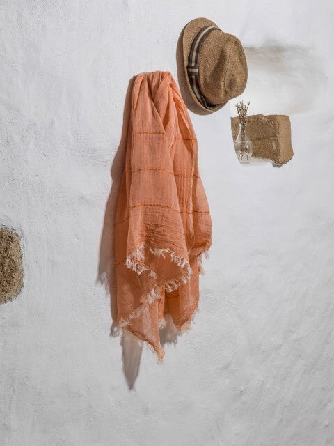 Loom.ist Helen Gauze Scarf - Burnt Orange