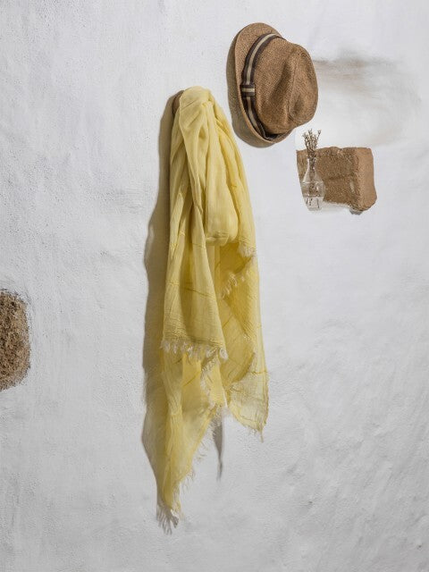 Loom.ist Helen Gauze Scarf - Lemon