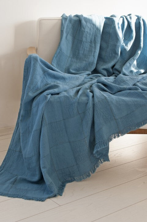 Loom.ist Linen Blanket - Navy