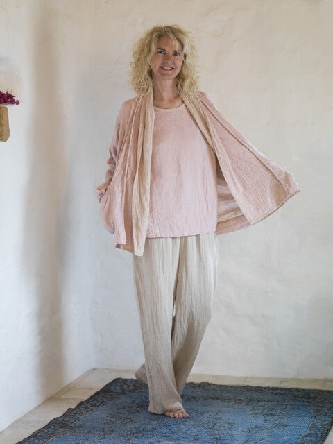 Loom.ist Muslin Cardigan - Blush-Taupe