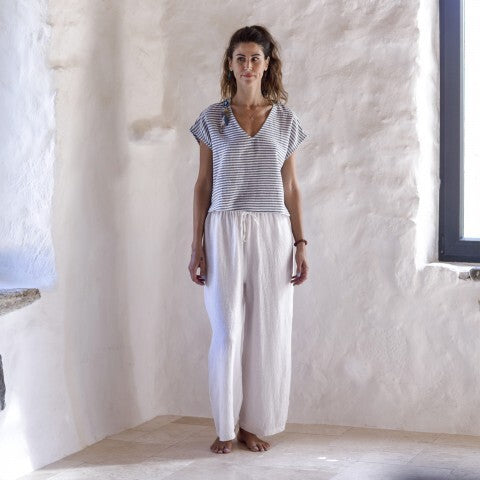 Loom.ist Sile Wide Leg Pants - Off-White