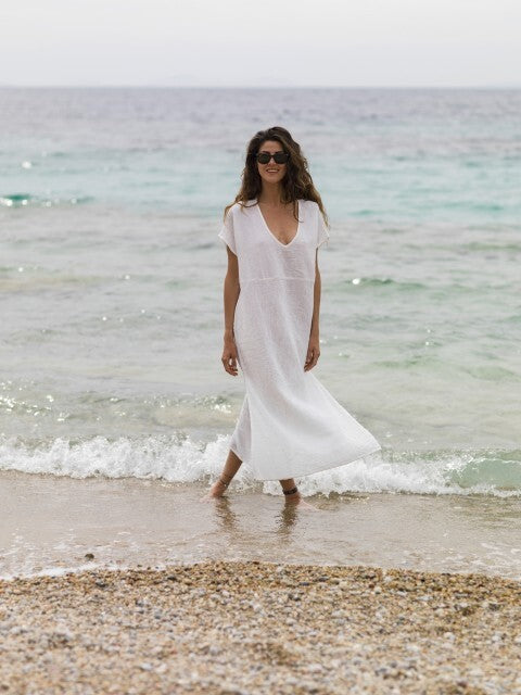 Loom.ist Sile Classic Caftan - Off White