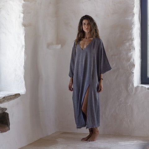 Loom.ist Sile Maxi Caftan - Charcoal