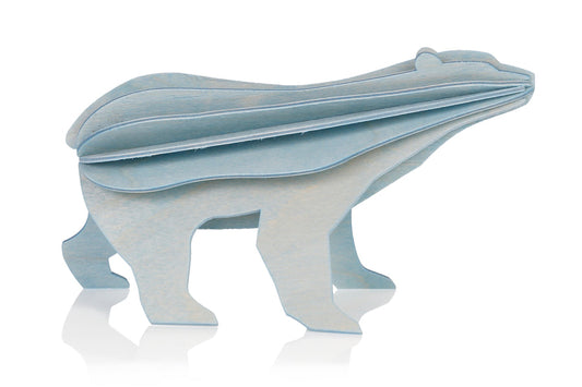 Lovi - Large Polar Bear, Light Blue (15cm)