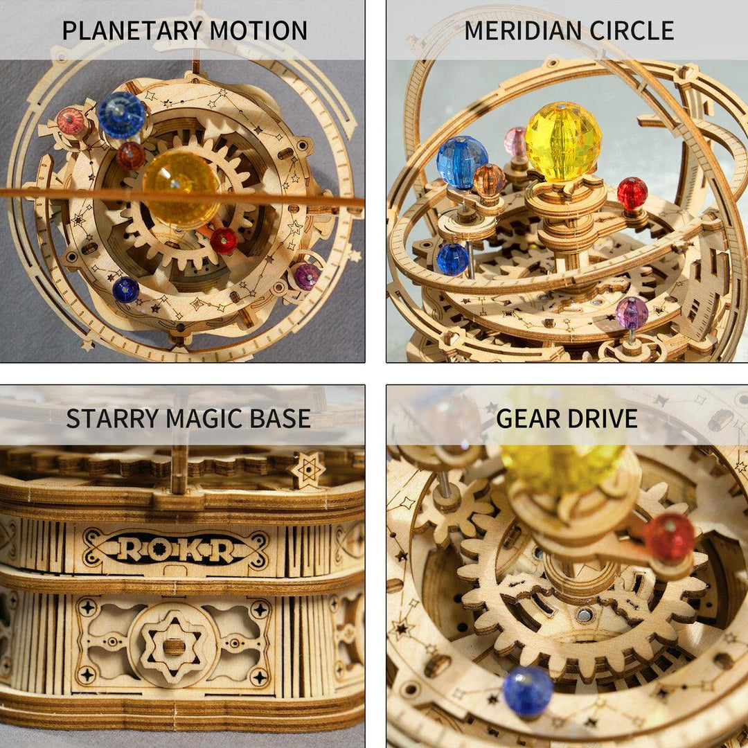 Hands Craft - 3D Wooden Puzzle Music Box | Starry Night