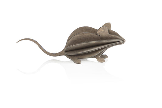 Lovi - Medium Mouse, Grey (15cm)